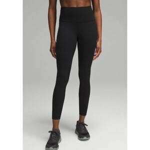 Lululemon Wunder Train High-Rise Ribbed Tight Sz 4 Athletic Black